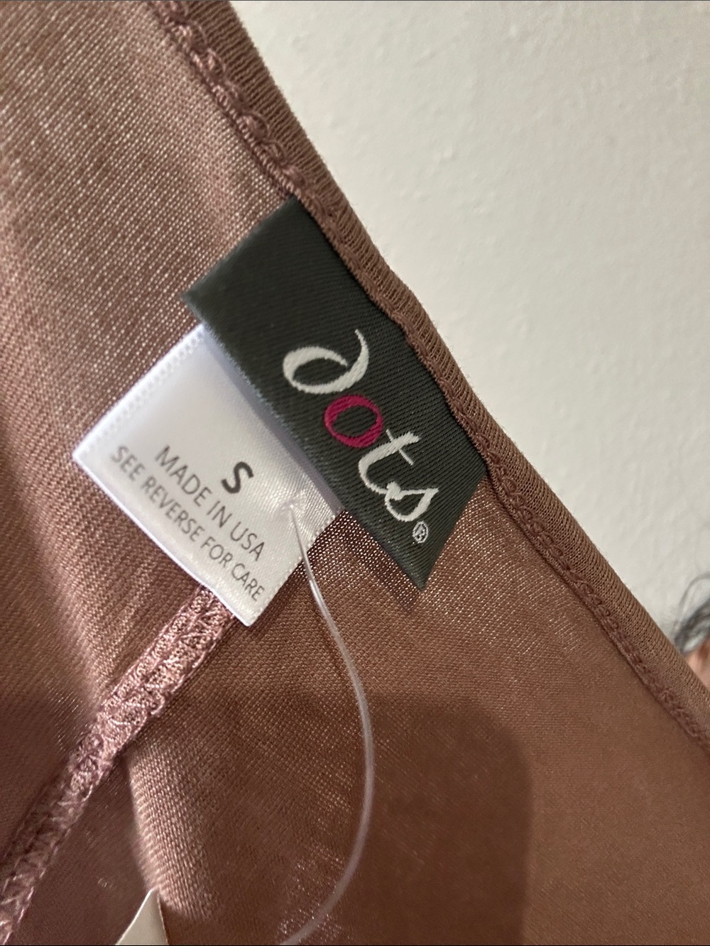 Dots Seamless Slip Panty in Mauve Brown